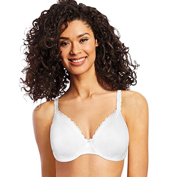 Nwot Bali Smoothing Bra Sz 40DD White - Picture 6 of 6